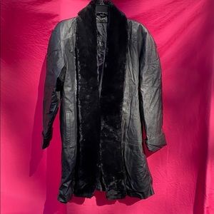 N.Y.D.A. Leather Coat